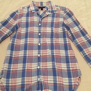 Striped J.Crew button up, size 2